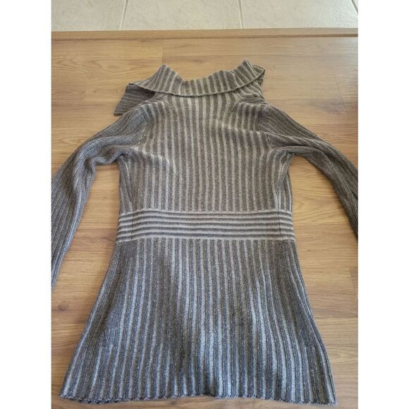 Women's Minnie Rose Cashmere Cardigan Brown Size XS Small - Picture 5 of 9